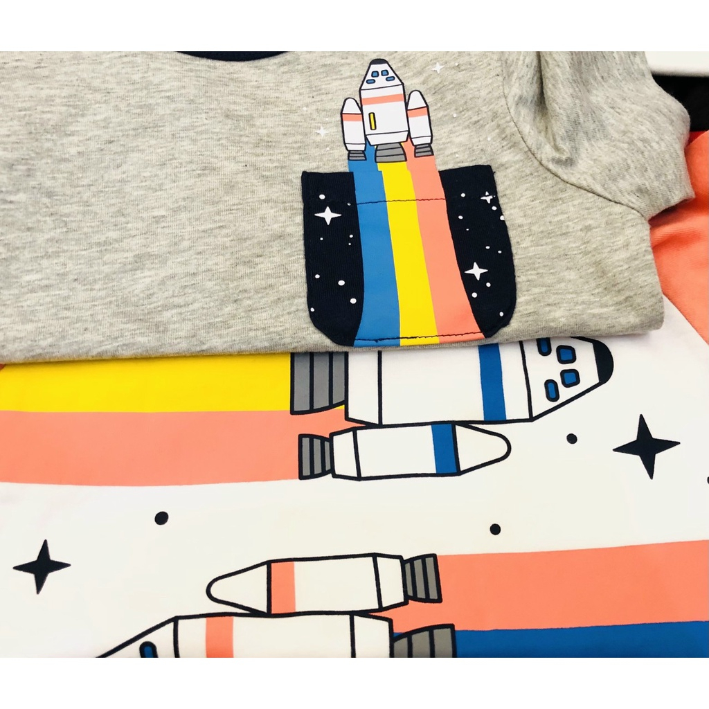 Áo phông cộc tay cotton hàng xuất dư bé trai  1-5 tuổi - sẵn hàng