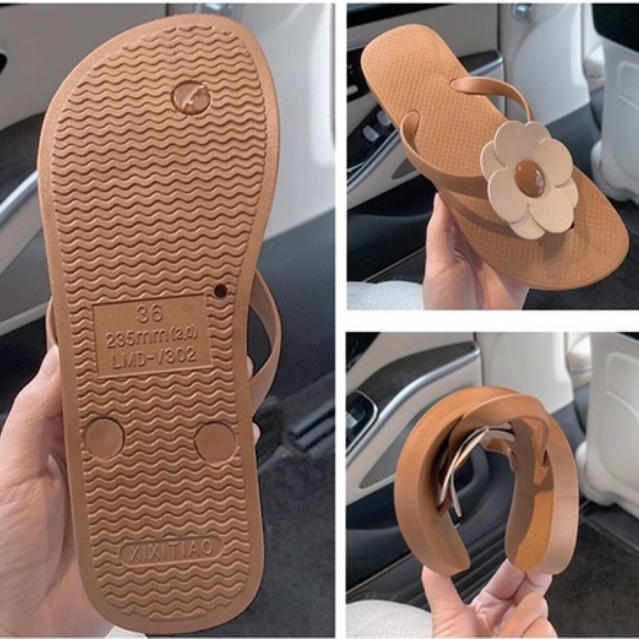 Dép kẹp bông hoa