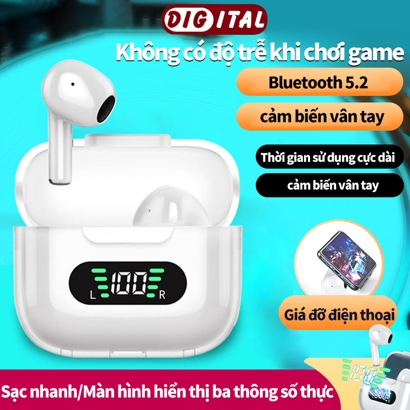 Tai nghe bluetooth không dây cao cấp M16 Pro Màn hình hiển thị ba thông số thực Thời gian sử dụng cực dài-B H12 tháng