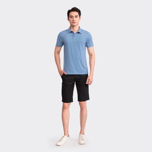 Áo polo nam INSIDEMEN trơn vải cotton thoáng mát thấm hút không nhăn form regular fit IPS034S3