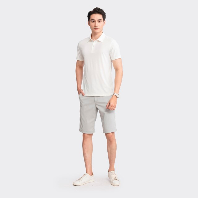 Áo polo nam INSIDEMEN trơn vải cotton thoáng mát thấm hút không nhăn form regular fit IPS034S3