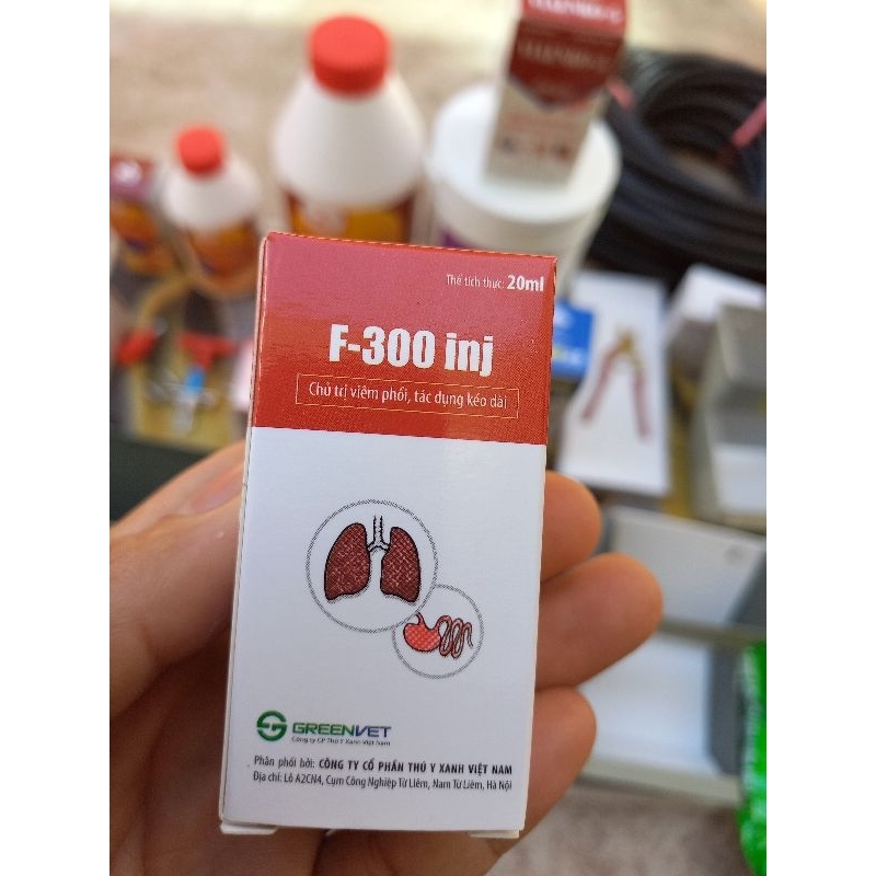 Thuốc đặc trị các bệnh về đường hô hấp cho vật nuôi f300inj