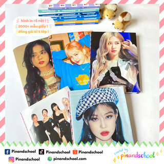 [LẺ] Giấy Bao Tập Blackpink Xinh xắn 1 - Giấy bóng dày chất lượng, hình in rõ nét, màu sắc tươi tắn | Pinandschool