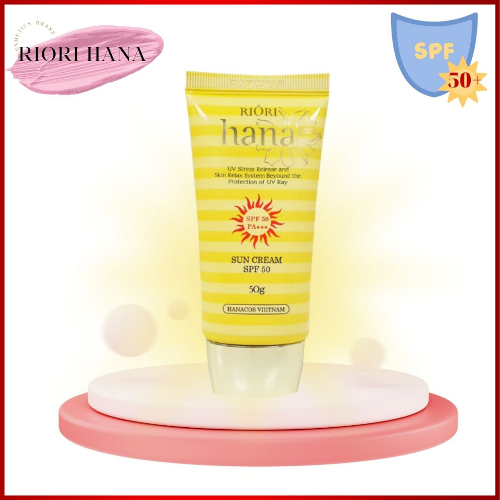 Kem Chống Nắng RIORI HANA - SUN CREAM SPF 50 SUN CREAM