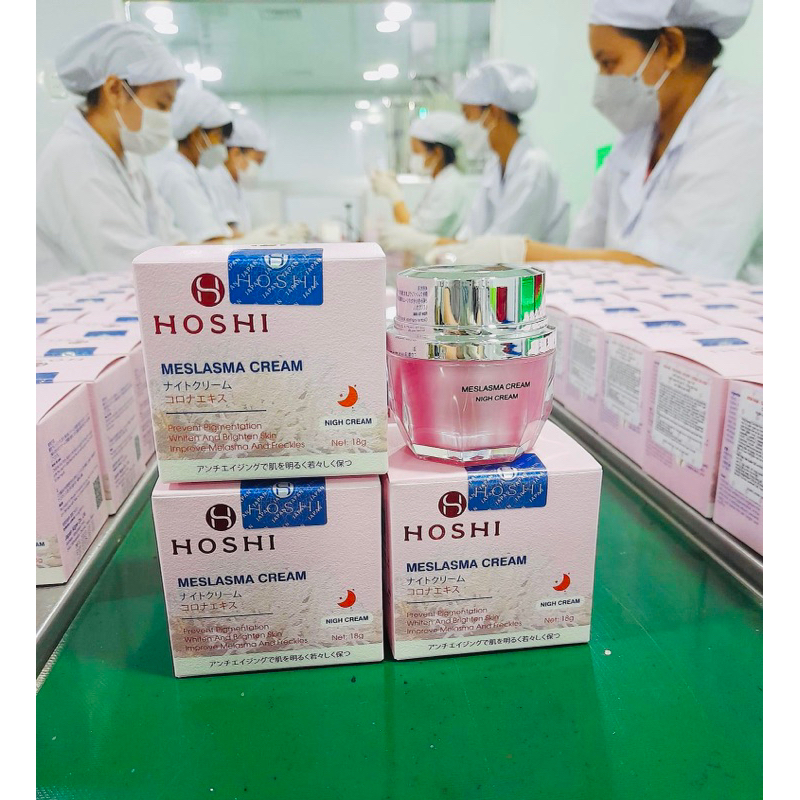 Kem Hoshi Nhật Bản chính hãng giảm thâm nám tàn nhang ngừa lão hoá trắng da 18g - Marisa Beauty