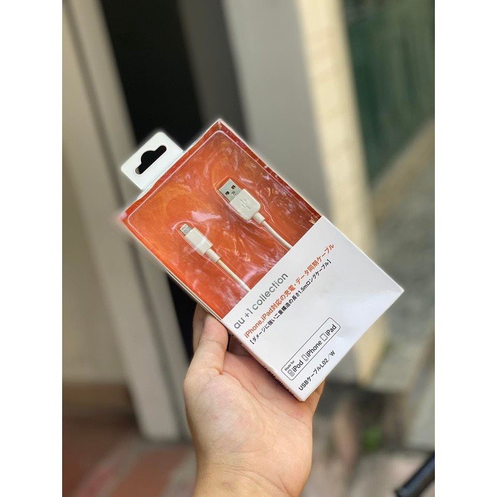 Cáp sạc nội địa Nhật dây dù siêu bền, dài 1,5m