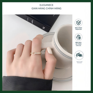 Nhẫn cá tính, nhẫn unisex bạc hình chữ G độc lạ freesize dành cho nữ Elegance