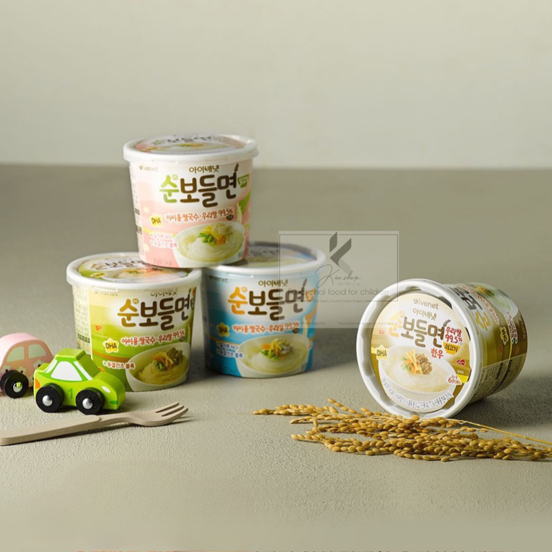 Bún gạo ăn liền hữu cơ IVENET 12M+
