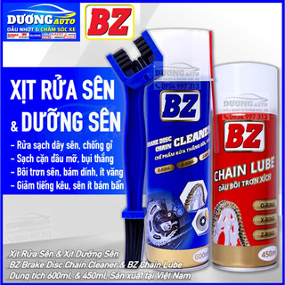 Combo xịt rửa sên bz 600ml & dưỡng sên bz 450ml