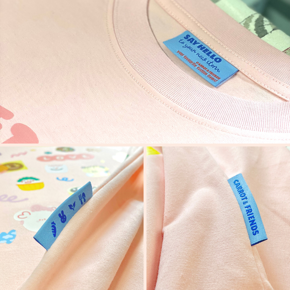 Áo thun Unisex hoạt hình GẤU POOH vải cotton oversize tay lỡ form rộng