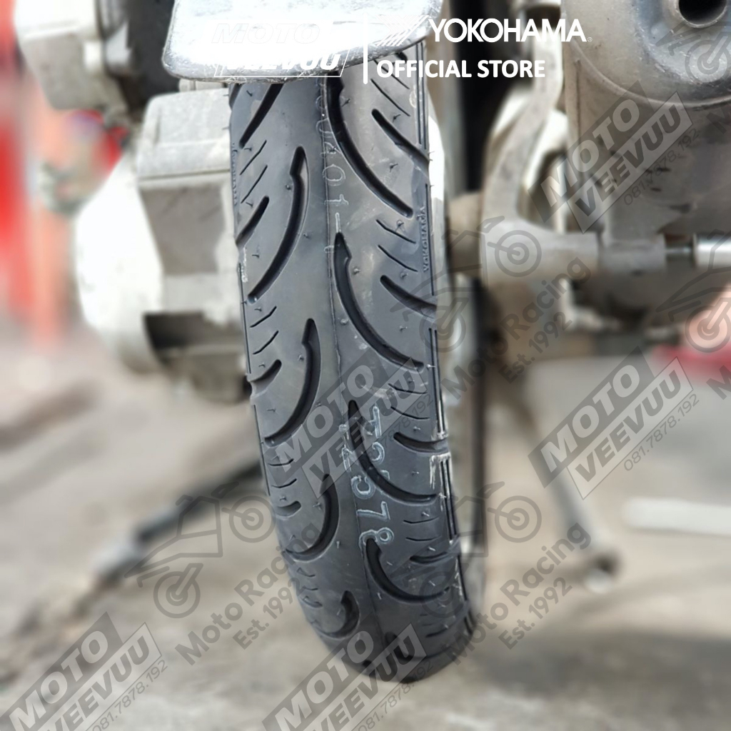 Vỏ lốp xe máy YOKOHAMA 80/90-17 TL R501