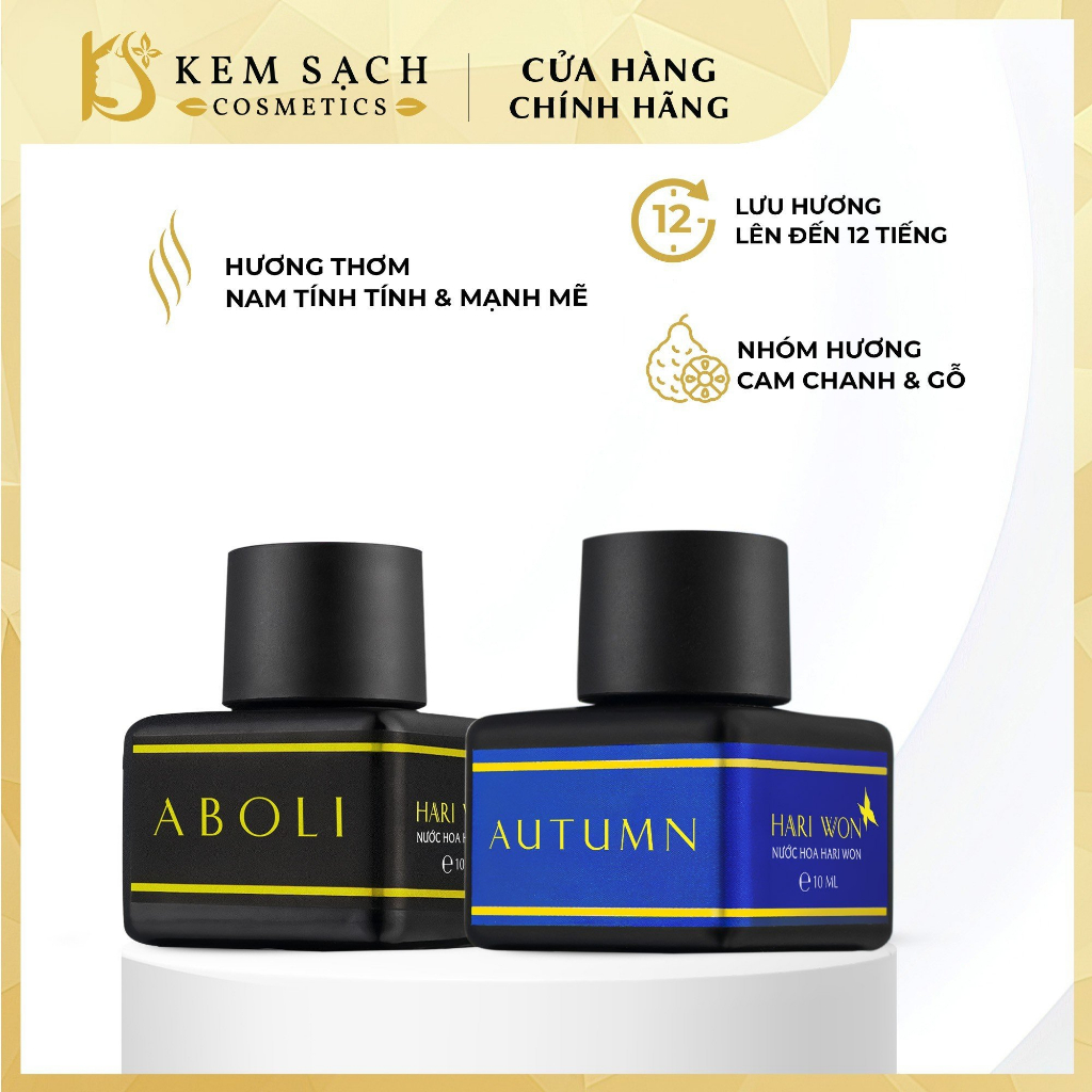 COMBO 2 NƯỚC HOA CHẤM HARI WON