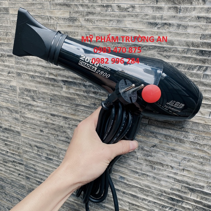 Máy sấy tóc Chaoba Bạc 6900 - Sấy Cực Khoẻ, Nhiệt Cao, Nhanh Khô