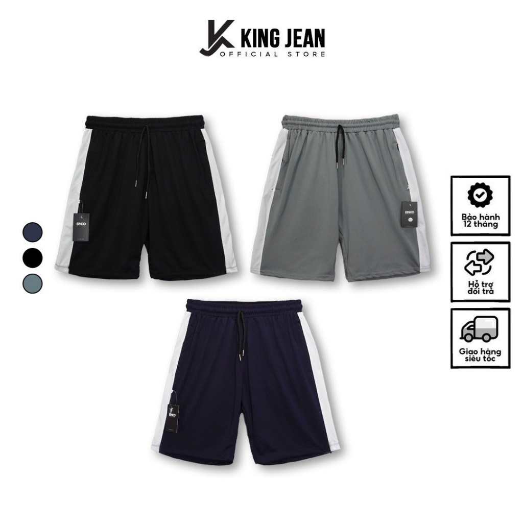 Quần short nam chất liệu vải gió mềm mịn, co giãn, kiểu dáng trẻ trung KJ Vua Quần Jeans