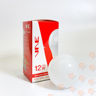 Bóng đèn led tròn vne công suất 3w 7w 9w 12w siêu sáng tiết kiệm điện ánh sáng trắng/vàng