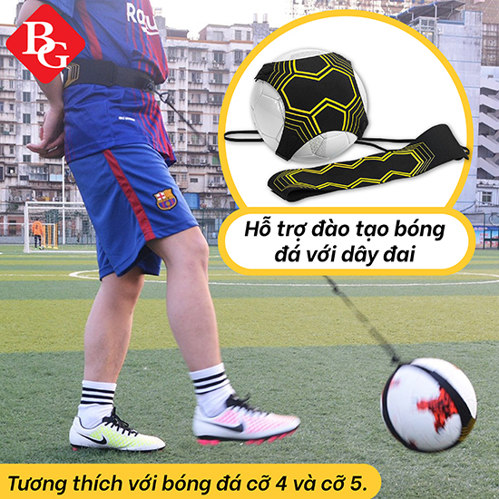BG-Đai đeo huấn luyện bóng đá, dây hỗ trợ tập luyện bóng
