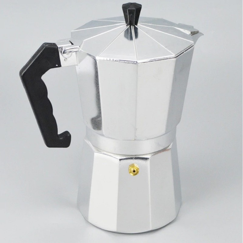 Ấm pha chế Cà phê Moka Hợp kim nhôm 300ml Ấm pha caffe Moka Espresso bằng nhôm