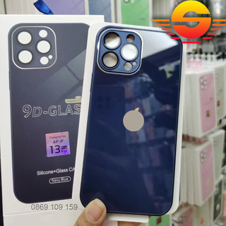 Ốp lưng iphone 11/ 12/ 13 pro max lưng kính có bảo vệ camera