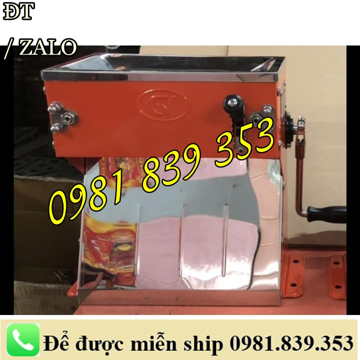 Máy cán mực khô, loại quay tay, thiết kế gọn nhẹ 15 cm
