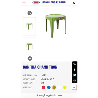 COMBO bộ bàn ghế Trà chanh (Song Long - Qui Phúc)