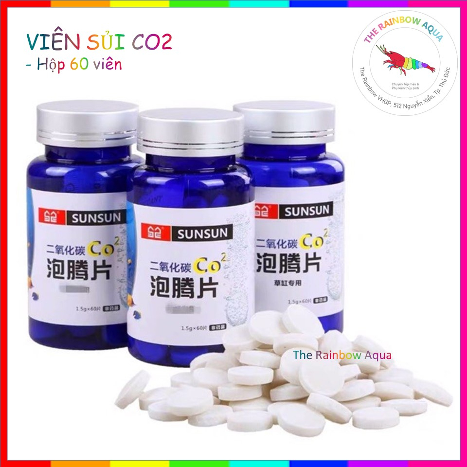 Viên Sủi CO2 Sunsun Giúp Cây Phát Triển Tốt