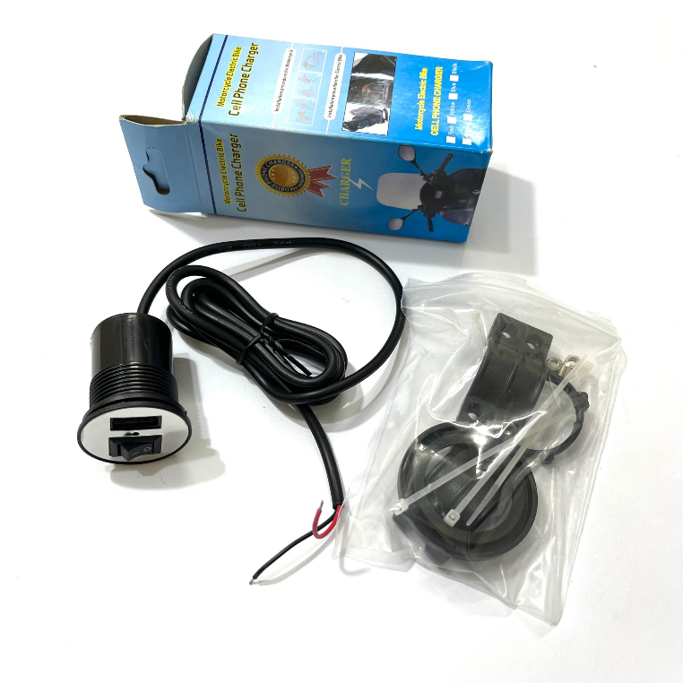 Sạc điện thoại gắn trên xe máy, MOTO YF-121 (Nhiều màu) -dc2572