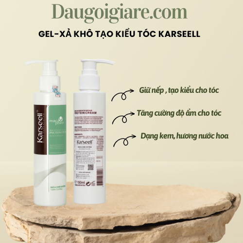 Xả khô Karseell giữ nếp tóc - tạo kiểu tóc - phục hồi tóc khô xơ hư tổn 150ml
