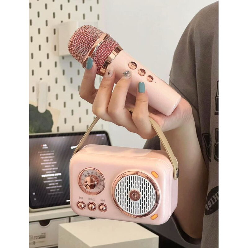 Loa bluetooth mic hát karaoke không dây dễ thương món quà cho người thân yêu