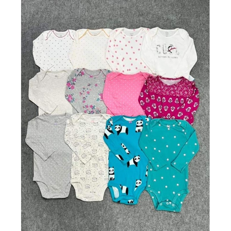 Bodysuit dài tay, body chip, bộ liền thân chất cotton cho bé sơ sinh