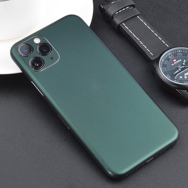 MIẾNG DÁN SKIN NHÁM FULL LƯNG VIỀN GỒM CÁC MÀU ĐỎ HỒNG VÀNG CAM ĐEN DÀNH CHO IPHONE 14 PRO MAX 14 13 PRO MAX 12 PRO MAX