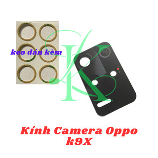 Kính camera Oppo K9X có sẵn keo dán