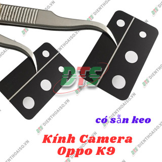 Mặt kính camera Oppo K9 sẵn keo dán