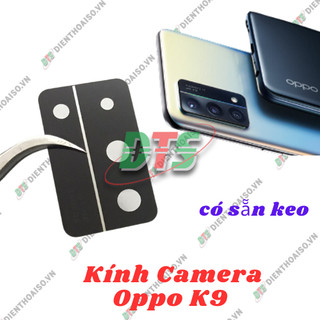 Mặt kính camera Oppo K9 sẵn keo dán