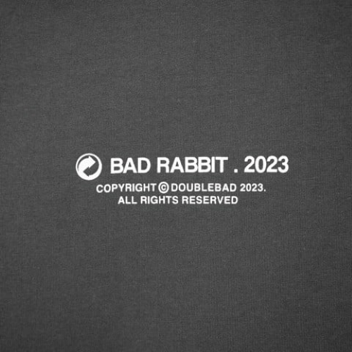 Áo Thun Unisex Bad Rabbit Heart Tee - Grey - Local Brand Chính Hãng