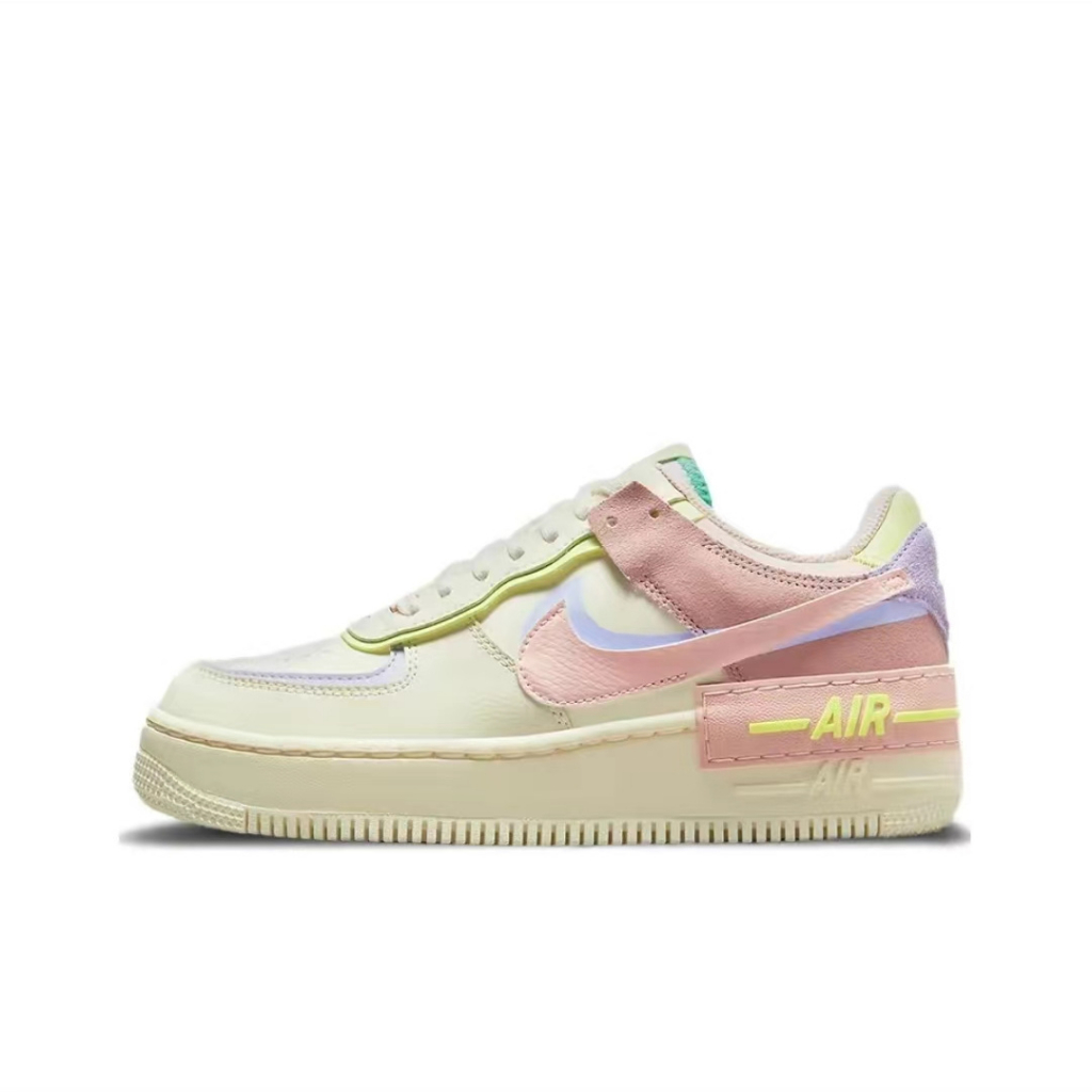 Giày thể thao cổ thấp chống trượt Nike Air Force 1 Low Shadow "Cashmere" đơn giản màu hồng tím chính hãng 100%