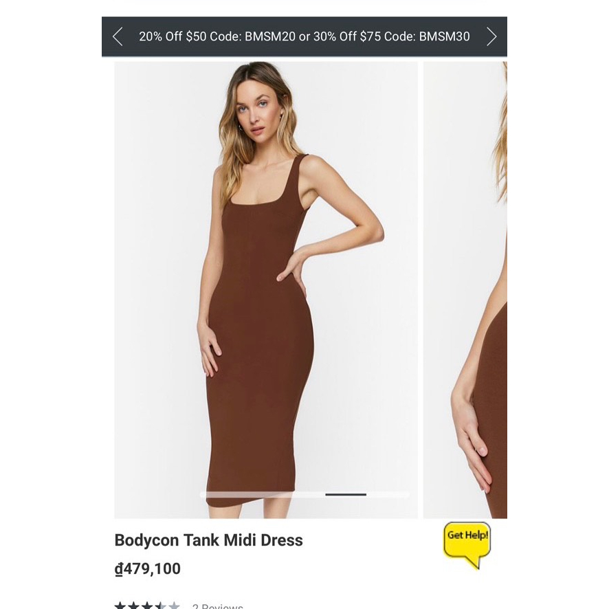 Đầm body sát nách xẽ phia sau thun cotton dày dặn co giản 4 màu chuẩn xịn vnxk