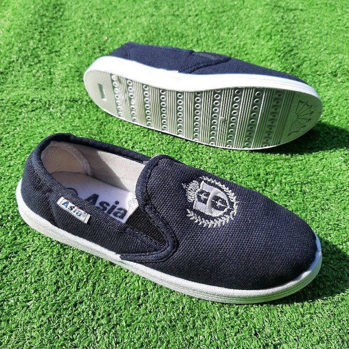 (SIZE CHO BÉ TRAI BÉ GÁI 30-39) GIÀY VẢI SLIP ON BÔNG LÚA ASIA MÃ W07