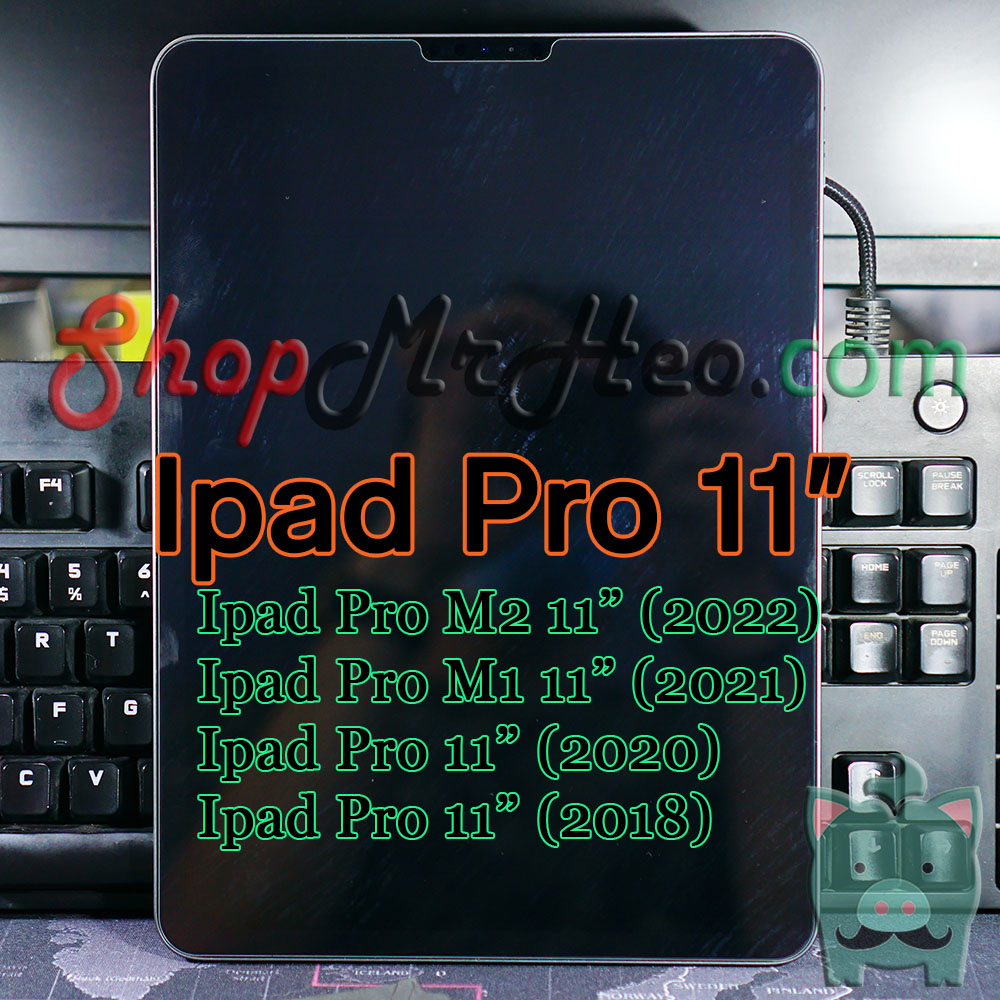 Dán Kính Cường Lực Ipad Pro 11" (2018, 2020) - Ipad Pro M1 11" 2021 - Ipad Pro M2 11" 2022- Ipad Air