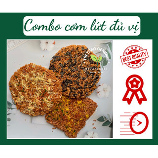 Combo 3 bánh cơm cháy 3vị - chay mặn đều dùng được