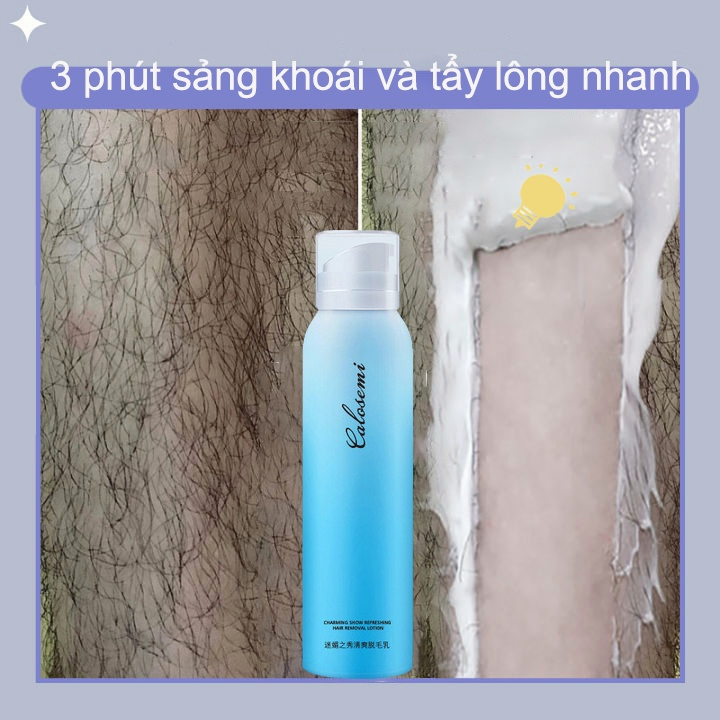 Xịt tẩy lông Kem tẩy lông Nhẹ nhàng và không đau Tay và chân dưới nách Nhanh chóng và hiệu quả Tẩy lông 150ml