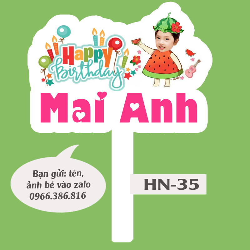 Hastag cầm tay sinh nhật, bảng cầm tay sinh nhật, hashtag sinh nhật bé trai bé gái người lớn