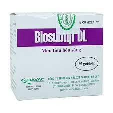 Men tiêu hóa sống Biosubtyl DL hộp 25 gói