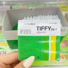 Viên Tiffy Cảm Cúm vỉ 4 viên