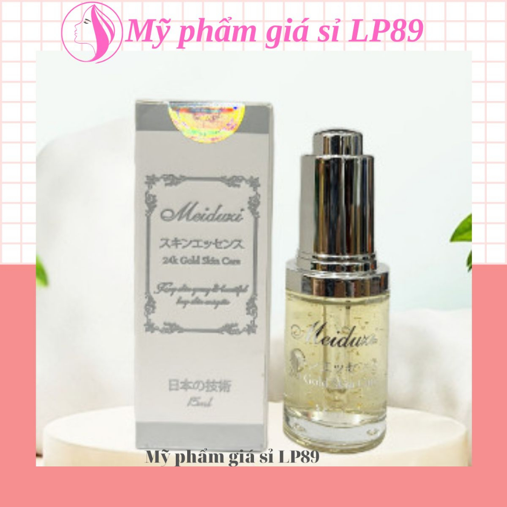 Serum Meiduzi 24k Gold Chính Hãng, Tinh Chất Dưỡng Ẩm căng bóng da dưỡng trắng hồng mịn màng15ml