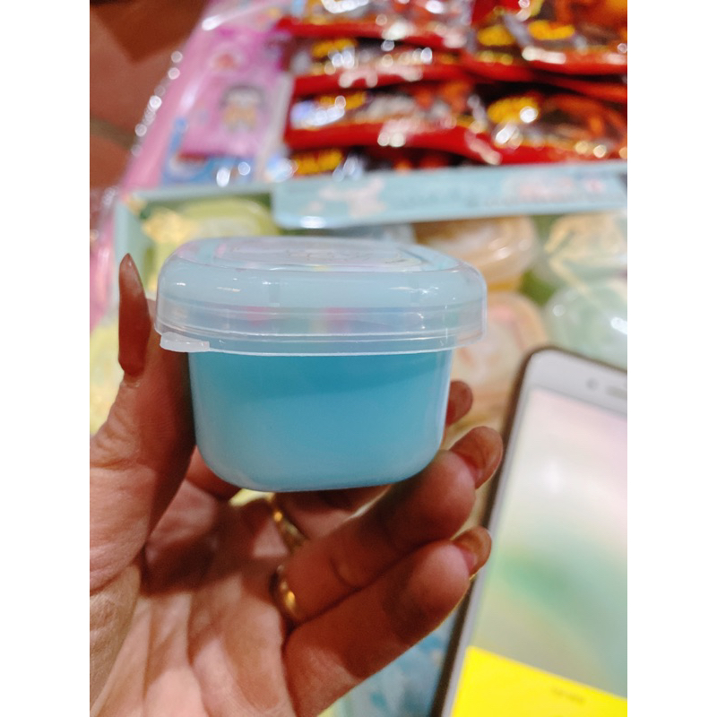 Khay 20 hộp slime bơ sữa dẻo nhiều mầu
