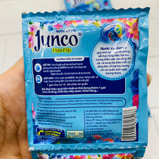 Dây 10 gói nước xả vải Junco đậm đặc