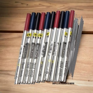 01ống ngòi chì kim 0.5mm 2b/ruột chì kim 2b 0.5mm 18ngòi/ống