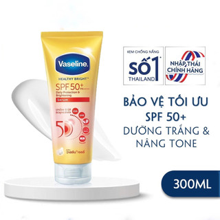 Týp to sữa dưỡng thể trắng da vaseline 50x spf 50++ thái lan 320ml