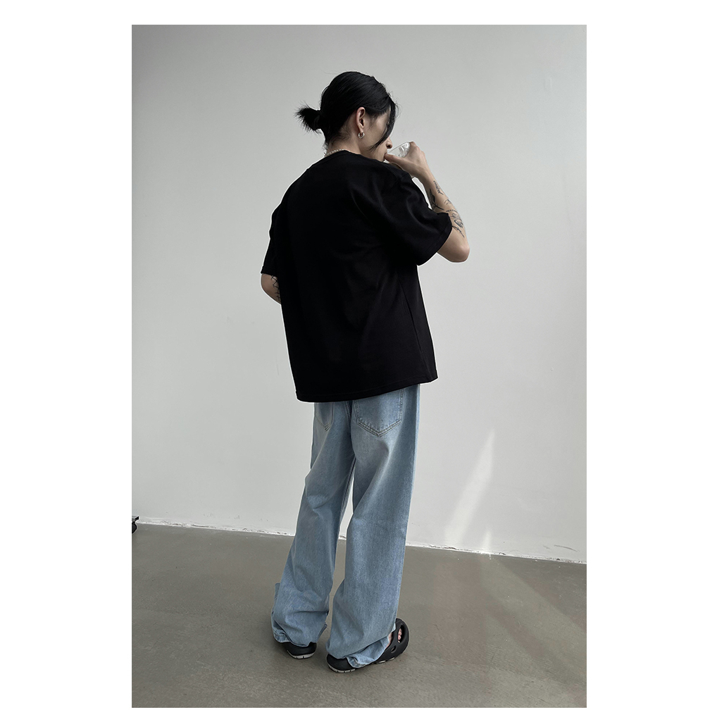 Áo phông nam nữ dáng relaxfit vải cotton 250gsm Dusty Studio