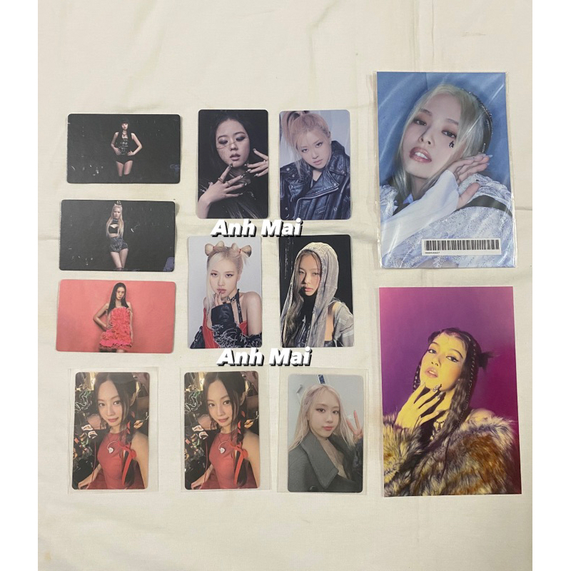 [CHÍNH HÃNG - SẴN] Card official, PC BLACKPINK Born Pink, LP, Pre LP